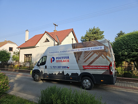 Izolace stropu zděného rodinného domu ve Starém Hradišti